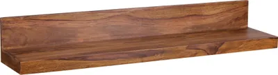 Produktbild von Wandregal MUMBAI Massiv-Holz Sheesham Holzregal 110 cm Landhaus-Stil Hänge-Regal Echt-Holz Wand-Board Natur-Produkt