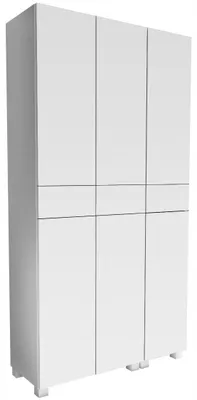 Zdjęcie produktu dla słupek łazienkowy 90 90cm wiszący stojący połysk biały mat nowoczesny