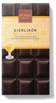 Produktbild von Hussel Eierlikör Edelbitter-Schokolade, 100g