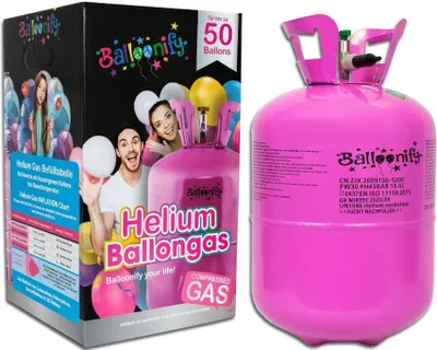 Produktbild von Balloonify® Helium Ballongas Kanister für 50 Luftballons