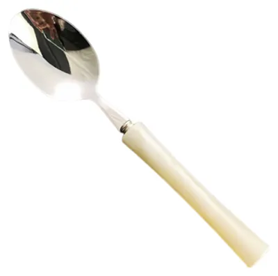 Produktbild von Besteckset aus Edelstahl 304 mit Griff, Messer, Gabel und Löffel, elegantes westliches Besteck, spülmaschinenfest, für Zuhause und Restaurant