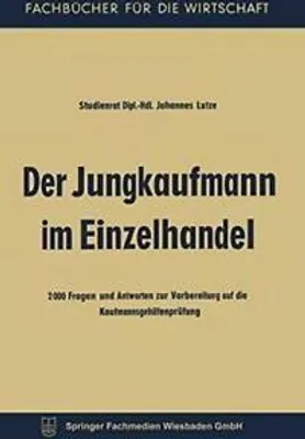 Produktbild von Der Jungkaufmann im Einzelhandel