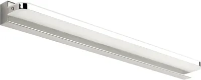 Produktbild von LED Badezimmerleuchte Edelstahl 52 cm breit Chrom Weiß länglich neutralweißes Licht 4100 K 780 lm