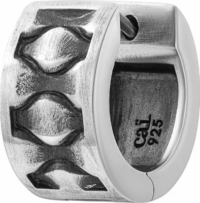 Produktbild von cai Single Ohrring 925/- Sterling Silber 1,53cm Silbergrau ohne Stein 132210501