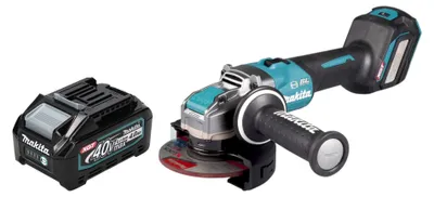 Zdjęcie produktu dla Makita GA 041 GM1 Akumulatorowa szlifierka kątowa 40 V maks. 125 mm X-LOCK Bezszczotkowa + 1x akumulator 4,0 Ah - bez ładowarki