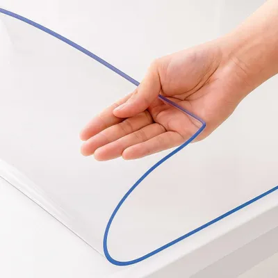Produktbild von Transparente Tafel, PVC, 2 mm, 80 x 80 cm