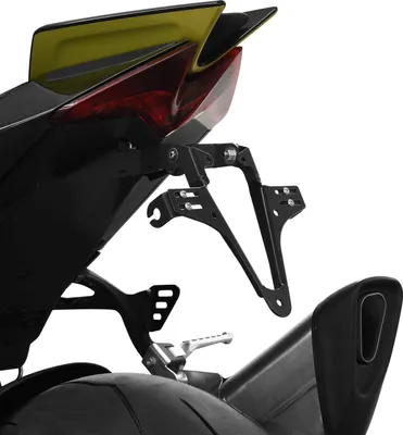 Image de ZIEGER Basic Support de plaque d'immatriculation compatible avec Aprilia RSV4 1100
