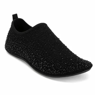 Produktbild von Bequeme Barfußschuhe mit abriebfesten TPR Sohlen, Barfuß Schuhe mit Schlupfdesign - SPARKSEA Schwarz 41-42