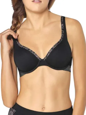 Produktbild von Sloggi Women Move Flow Light WHP mit Bügel Damen BH Sport, Größe: 75B, Farbe: Schwarz (Black)