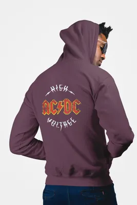Produktbild von D&B Uni Hoodie ZIPZN00002 AC-DC Braun-Größe 3XL