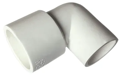 Obrázek produktu pro Redukce pro PVC vodovodní potrubí, 90 stupňů, spojovací díly, 50 mm x 25 mm, 2 kusy