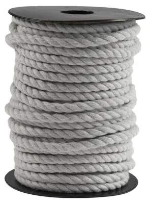 Produktbild von 20m Baumwollkordel Kordel gedreht Ø 6,10mm, Farbwahl - Schnur Baumwollschnur