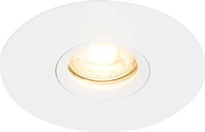 Zdjęcie produktu dla QAZQA - Nowoczesny reflektor wpuszczany biały GU10 50mm - Buco I Salon I Sypialnia - Aluminiowy okrągły - LED odpowiedni GU10