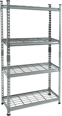 Produktbild von Schwerlastregal Steckregal Lagerregal 150x75x30 cm Werkstattregal Gitterboden