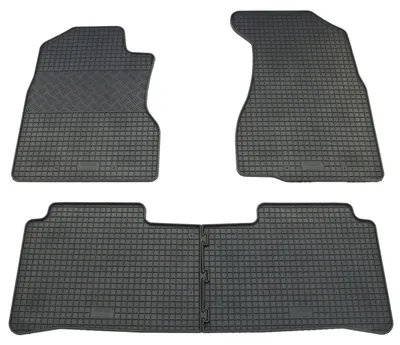 Gummifußmatten Set 4-teilig für Honda CR-V II (2001-2006), schwarz