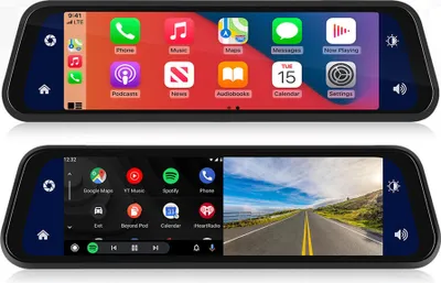 Produktbild von 9,66 Zoll Car Multimedia Player FM Carplay 24 Stunden Überwachung HD Touchscreen Display Video Recorder