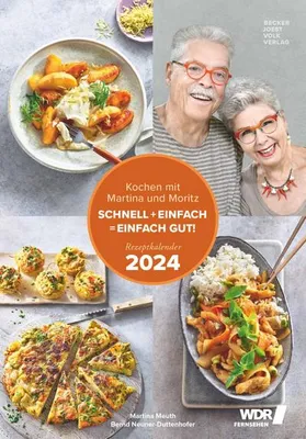 Produktbild von Kochen mit Martina und Moritz - Rezeptkalender 2024 23,7x34