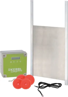 Produktbild von Automatische Hühnertür Komplett-Set, inkl. Schiebetür 300 x 400 mm