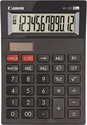 Obrázek produktu pro Canon 4722C003 Kapesní kalkulačka Kalkulačka pro stolní tisk Černá