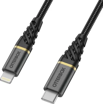 Immagine prodotto di OtterBox Premium Cable USB C-Lightning 2M USB-PD, nero