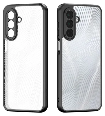 Immagine prodotto di Custodia per cellulare per Galaxy A17 5G, Dux Ducis Aimo, trasparente con cornice nera