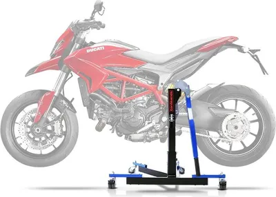 Image de Béquille centrale CS Power Evo pour Ducati Hypermotard 821 13-15 bleu