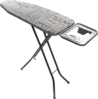 Obrázok produktu pre Žehliaca doska – skladateľná – 110 x 30 cm – s odkladacím priestorom na žehličku – kompaktná a stabilná – robustná konštrukcia
