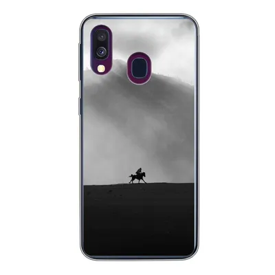 Produktbild von MuchoWow® Handyhülle Schutzhülle Hülle für Samsung Galaxy A40 Pferd - Licht - Berg Silikon Softcase Handy Hülle - Handy-Tasche