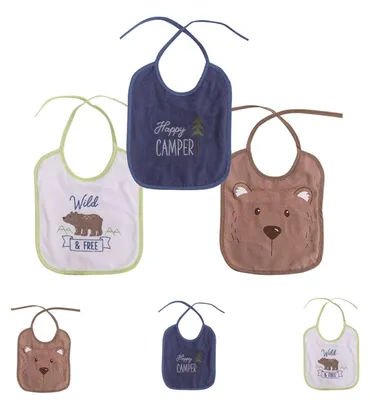 Immagine prodotto di Baby Care set bavaglino 3 pezzi, lavabile, da annodare, monostrato, dalla nascita blu