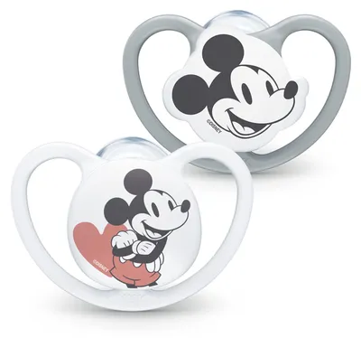 Immagine prodotto di NUK Set di 2 succhietti SPACE Mickey - 18-36 mesi