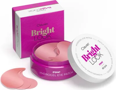 Zdjęcie produktu dla Clavier Bright Look Hydrożelowe płatki pod oczy Rose, 60 sztuk