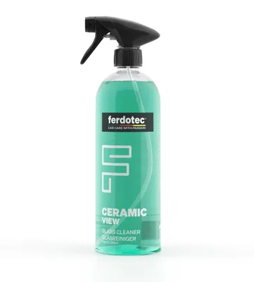 Produktbild von FERDOTEC Ceramic View Glasreiniger Auto (750 ml) – 2-in-1 Scheibenreiniger inkl. Versiegelung – für streifenfreie Autoscheiben – Scheibenversiegelung