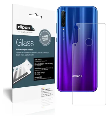Produktbild von 2x Schutzfolie für Honor 20 lite Rückseite matt - Anti-Shock 9H Folie Glass