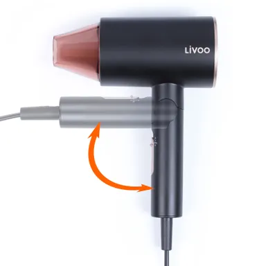Produktbild von LIVOO Haarföhn Haartrockner Ionisierungsfunktion Klappgriff DOS173