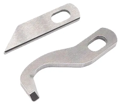 Productafbeelding van Set messen voor overlock-naaimachines - 1 bovenmes en 1 ondermes - Voor nauwkeurige naaiafwerking - 2-delig