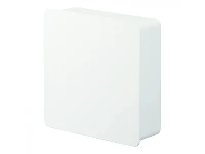 A white magnetic key box is shown against a white background.