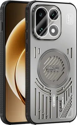 Produktbild von Magnetische Hülle für OnePlus 15 mit Linsenabdeckung, Aluminium Stoßfestes Schutzhülle mit Wärmeableitung Grau