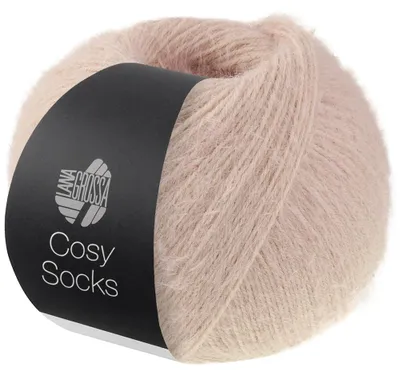 Produktbild von Lana Grossa Meilenweit 100 g COSY SOCKS 400 m Flauschige Merino-Sockenwolle Farbe 009 - Beige