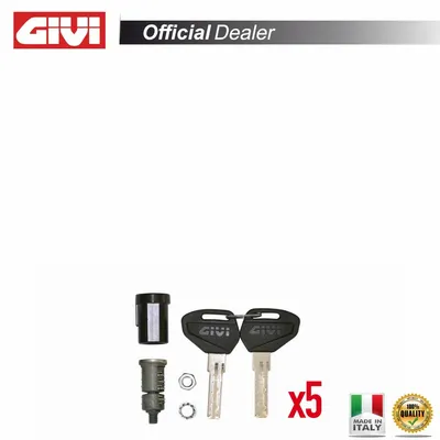 Obrázek produktu pro Sada zámků GiVi Security Lock 5-fold