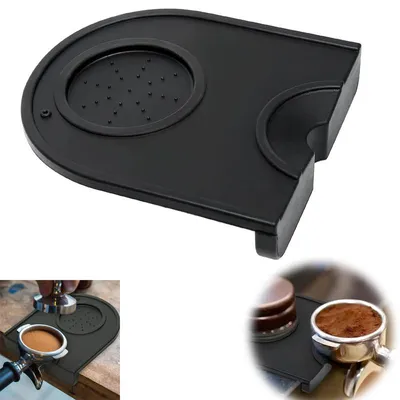 Produktbild von Silikon Tampermatte 90° – Rutschfeste Kaffee Tamping Matte, Espresso Zubehör, Barista Unterlage für Kaffeemaschine Küche & Café