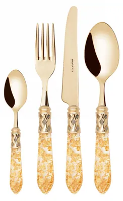 Immagine prodotto di ALADDIN Gold, Posate Set 24 pz, Scatola Gallery, Casa Bugatti