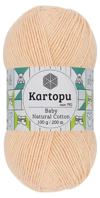 100g Kartopu Baby Natural Cotton apricot