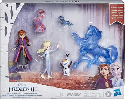 Produktbild von Hasbro Disney Frozen II Figurenset Anna Elsa Olaf Pferd
