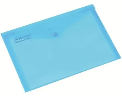 Produktbild von Rexel A4 Dokumentenmappe, blau (5), A4, Polypropylen (PP), Blau, 150 Blätter, 335 mm, 235 mm