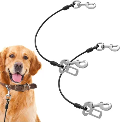Produktbild von Hunde Sicherheitsgurt Auto 2 Stück, schwarz, für Hunde