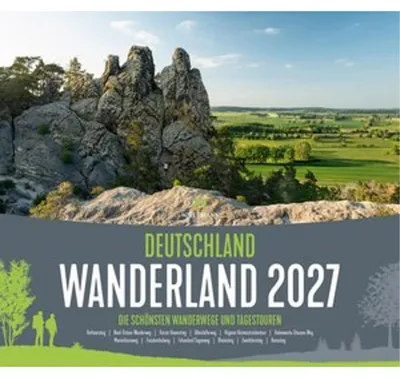 Immagine prodotto di Deutschland Wanderland Kalender 2027 | Die schönsten Wanderwege