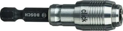 Produktbild von Schnellwechsel-Bithalter, 1/4" Sechskant, 60 mm, 10-tlg. Für Schraubendreher