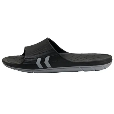 Produktbild von Hummel Nielsen Sandal Badeschuhe Slide schwarz/grau 206571-2001, Schuhgröße:32 EU