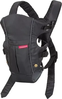 Zdjęcie produktu dla Nosidełko Ergonomiczne INFANTINO Swift, Czarne/Niebieskie, 0-24 miesiące, Do 11 kg, Regulowane