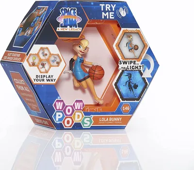 Zdjęcie produktu dla WOW! PODS Space Jam: A New Legacy - Króliczka Lola | Podświetlana figurka bobble-head | Oficjalne kolekcje Warner Bros, zabawki i prezenty dla chłopców i dziewczynek, powyżej 5 lat